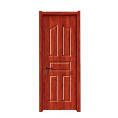 China Modern Interior Melamine Door Front Panel Soundproof Wooden MDF Doors Design for sale