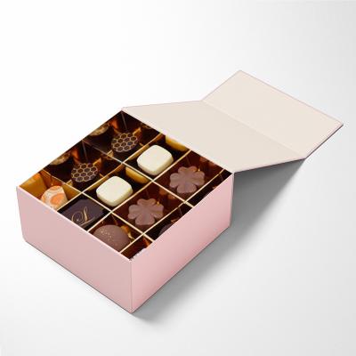 China Recycled Materials Factory Wholesale Customized Small Paper Cardboard Candy Chocolate Truffle Packaging Boxes for sale