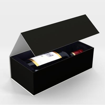 China Wholesale Luxury Custom Recycled Materials Factory Wine Boxes Packing Gift Paper Box Packaging for sale