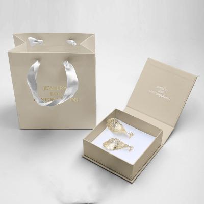 China Wholesale Custom Recycled Logo Bracelet Ring Gift Paper Packaging Jewelry Box Luxury Sliding Necklace Earring From Materials Factory for sale