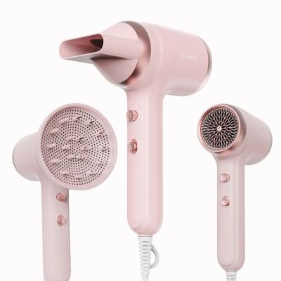 China Low Price High Quality Ionic, Salon Portable Blow 5 in 1 Powerful Professional AC Motor Ion Hair Dryer Set Negative/ for sale