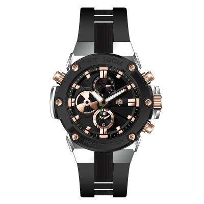 China Wholesale Custom Logo Quartz Watch Classic Silicon Factory Minimalist Hot Selling Chronograph Luxury Men's Watches Custom Wristwatch for sale