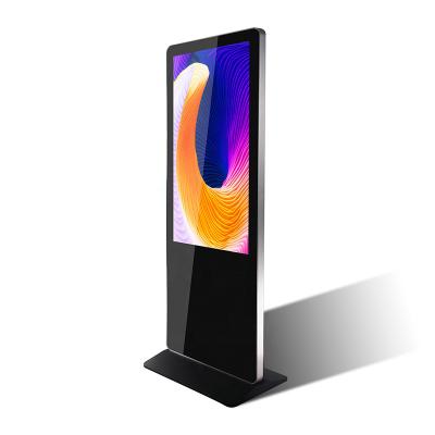 China Professional Indoor Floor Standing Display Indoor LCD Touch Screen Vertical Advertising Player for sale