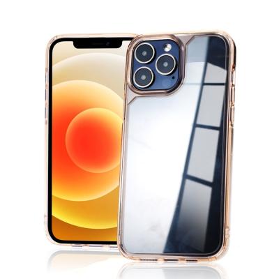 China New iPhone 13 Shockproof Cell Phone Cases Wholesale Shockproof Magnetic Clear Transparent Tpu Back Cover Sublimation Phone Cases for sale