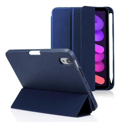 China iPad Mini New Arrival Solid Color Frosted Inside Shockproof TPU Tablet Cover Case For iPad Mini Magnetic Case 6th Generation for sale