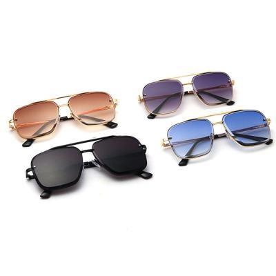 China Fashion Retro 70s Sunglasses Driving Trendy Men Women Sunglasses Metal Sun Glasses Fit Sun Glasses for sale