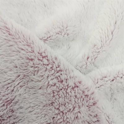 China Leda Shrink-Resistant Polyester Arctic Velvet Fleece Fabric Dyeing Short Pile Plush Fabric for sale