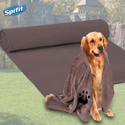 China SPIFIT Kid Safe Pet Microfiber Dog Towel Absorbent Drying for sale