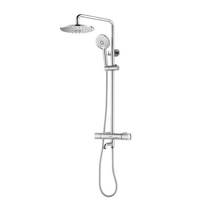 China No Sliding Bar Modification Euphoria 25 inch 2.5 GPM Shower System Starlight Chrome for sale