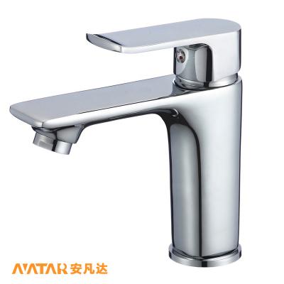 China Hot Selling Durable Faucets B0078-F Metered Zinc Basin Sink Mixer Tap, Bathroom Basin Zinc Mixer Tap, Single Hole Bathroom Sink Faucet for sale