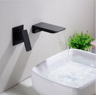 China Sense Faucets AVATAR Waterfall Mixer Filler Spout Bathroom Vessel Sink Faucet 2 Wall Mounted Buyers for sale