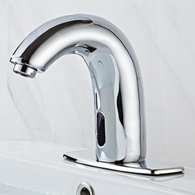 China 2022 Sense Faucets Bathroom Touchless Sensor Faucet Hands Free Infrared Water Faucet Inductive Basin Faucets Automatic Motion Sink Faucet for sale