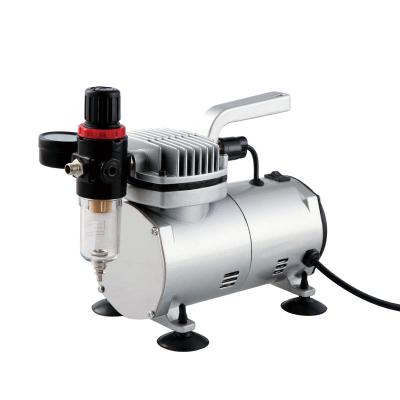 China High Quality Professional Oil Free Airbrush Piston Oil Free Compressor with Aluminum Handle TC-22B for sale