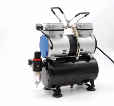 China Royalmax twin cylinder oil free compressor TC-90T for painting, tattooing, makeup and scientific research. Aerograf medical tools for sale