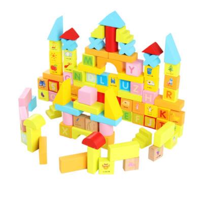 China China Wholesale Manufacturer Direct Sales City Building Blocks, Wooden City Building Blocks for sale