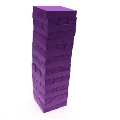 China DIY building block wooden block stacking giant collapsing tower game for sale