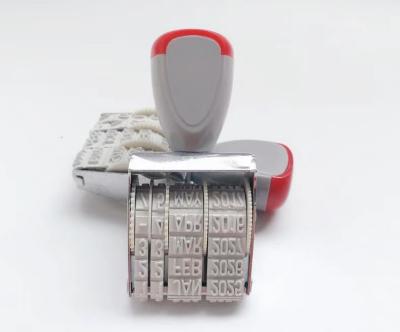 China Convenient Multi Function Desk Roll Calendar Stamp for sale