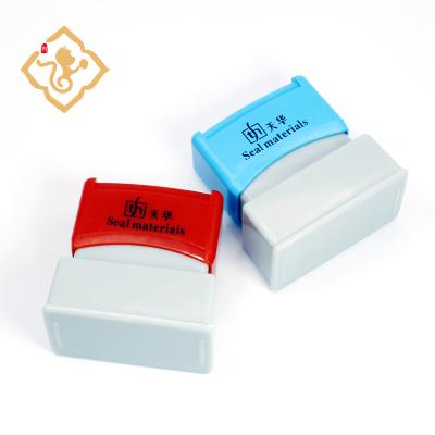 China Office Product 13*35 Mm Fine Popular Stamp Portable Quality Plastic for sale