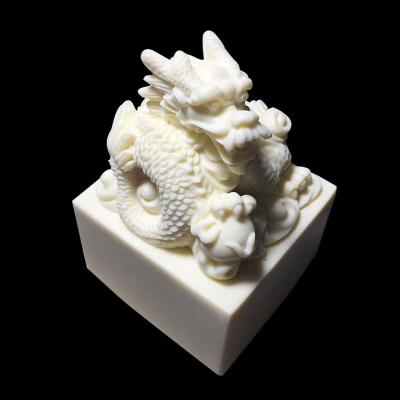 China Children's Toy Lion Jade Seal for sale