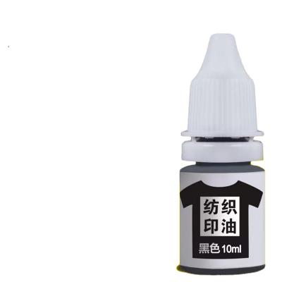 China wholesale fast-drying confidential fast-drying ink seal office privacy ink 10ml consumables photosensitive black seal ink material for sale