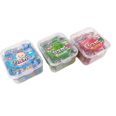 China Wholesale Halal Normal Sugar Free Strawberry Mint Yogurt Good Flavors Chewing Factory Supply Gummy Bubble Gum for sale