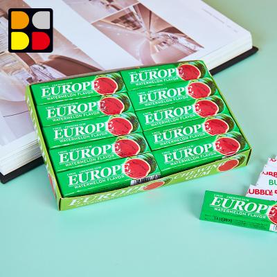 China Europe Normal Wholesale Halal Fruity Fruity Five Brands Bubble Gum Sticks Flavor for sale