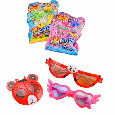 China Natural Colors Sunglasses Gifts With CC Stick Candy Fruit Flavors Candy Toy Candy for sale