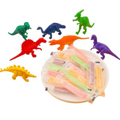 China 2020 Natural Flavors Hot Candies CC Fruity Stick Candy With Dinosaur Toys For Wholesale for sale