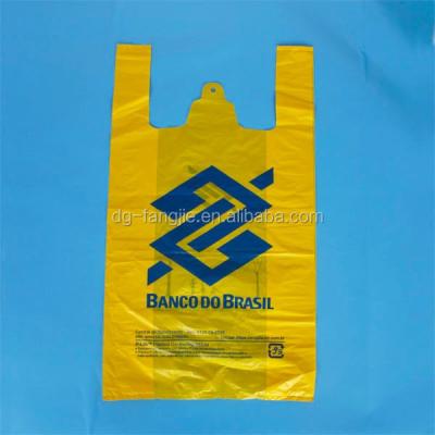 China Factory Customized PLA Biodegradable T-shirt Bags Biodegradable Plastic Packaging Packaging BIODEGRADABLE PBAT D2W EPI 100% Cornstarch à venda