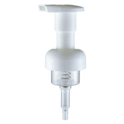 China Non Spill 40MM Plastic Foaming Soap Dispenser Spray Pump Left Right Lock 0.8ML/T for sale