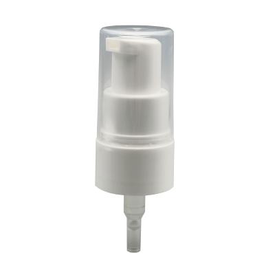 China Non Spill 24MM Plastic Soap Dispenser Bottle Foam Pump With Cap For Clean Face for sale