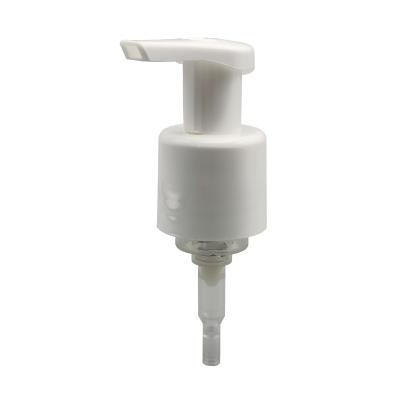 China Non Reverse 28MM PP Plastic Left Right Switch Soap Dispenser Foam Pump Head For Bottle for sale