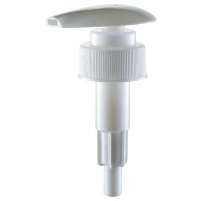 China Non Spill Lotion Pump Wholesale Dispenser Large Screw Outlet For Shampoo Shower 4cc 28/410 33/410 for sale