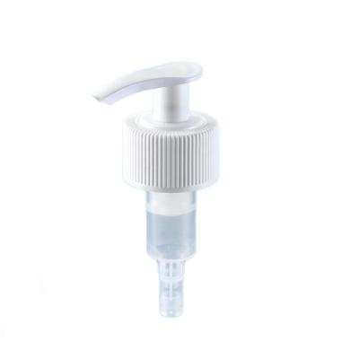 China Non Flip Metal Collar Plastic Spring 2ml Outside Lock Lotion Pump 24/410 Body Pump Soap Dispenser Left Right 24/410 24/415 28/400 for sale