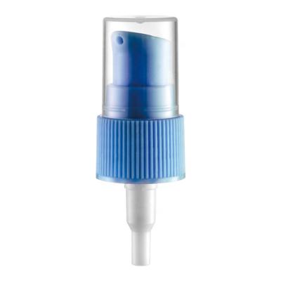 China Non Spill Plastic Cosmetic Screw Cream Pump Treatment Pump 0.2ml Aluminum Collar 18/410 20/410 24/410 for sale