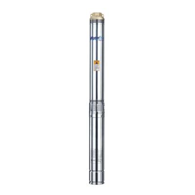 China Large Flow High Efficiency WATERPRO 4Inch Water Pump Electric Borehole Submersible Pump Pumps Supplier for sale