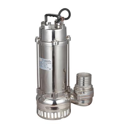 China Large Flow High Efficiency WATERPRO WVN2200 3HP Submersible Stainless Steel Dirty Water Sewage Pump 4 Inch for sale