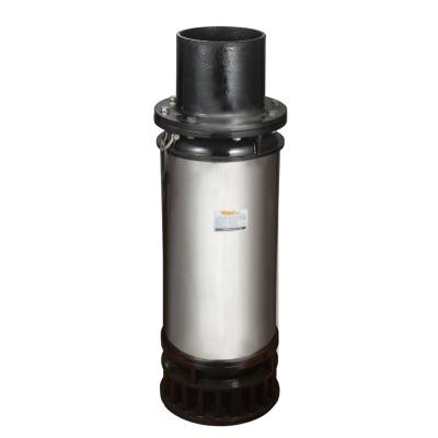 China WATERPRO L Model 5500w Drinking Water Treatment 380v 7 Inch Super Large Outlet Electric Water Pump Sewage Submersible Pump for sale