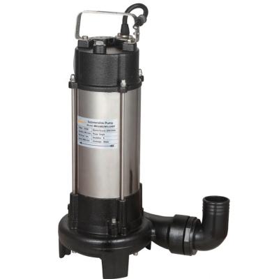 China AUTOMOTIVE INDUSTRY WATERPRO 1300W 1.75HP 50mm Outlet High Efficient Dirty Water Submersible Sewage Pump With Cutout for sale