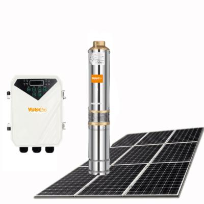 China High Efficient Automotive Industry WATERPRO 4Inch 48V 750W DC Solar Water Pump Solar Panels For Agriculture for sale