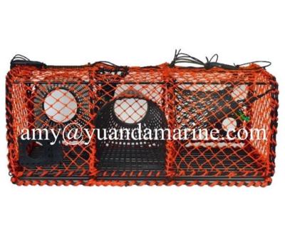 China Durable Commercial Aquaculture Trap For Lobster With Plastic Entrances for sale