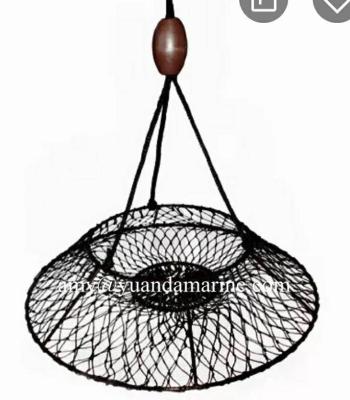 China Commercial Folding CRAB Crab Trap Cast Iron Fishing Trap for sale