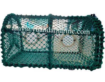 China Popular Green Rectangle UK Prawn Shrimp Pot Shrimp Trap Steel Aquaculture Traps for sale