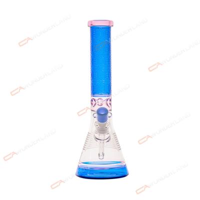 China O vidro limpado com jato de areia original do fumo Bong a altura 15inches com o 14mm comum à venda