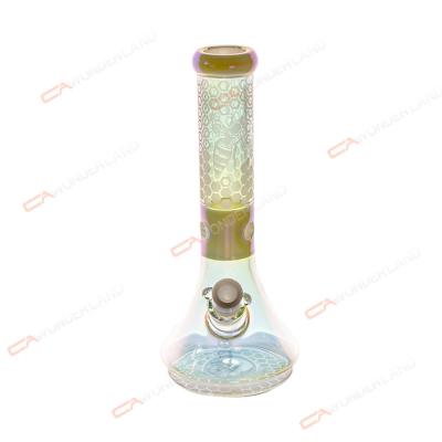 Chine White Jade Mouthpiece 33cm Tobacco Glass Bong Ice Catcher And Bowl à vendre