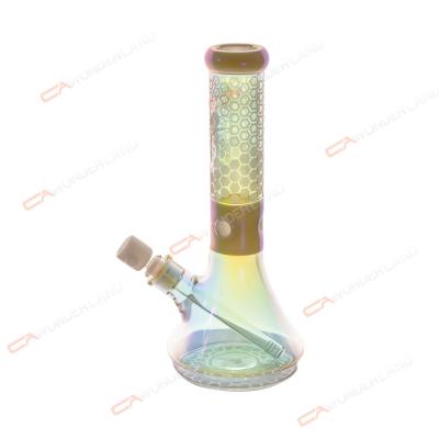 Chine Electroplating Process Smoking Glass Bong 33 Cm Height à vendre