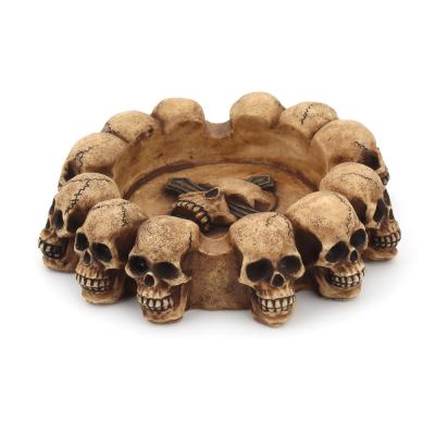 Chine Tawny Skeleton Resin Ashtray à vendre