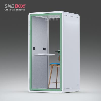 China Adjustable (height) China Manufacturer Prefab Office Sound Proof Booth Indoor Outdoor Office Phone Booth Latest Silent Booth Office Pod for sale