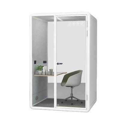 China Adjustable (height) Portable silent pod soundproof learning room soundproof office phone booth Private pod work pod for sale