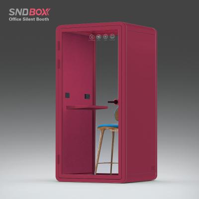 China Adjustable (height) Modular soundproof office phone booth office pod movable phone pod for one person for sale